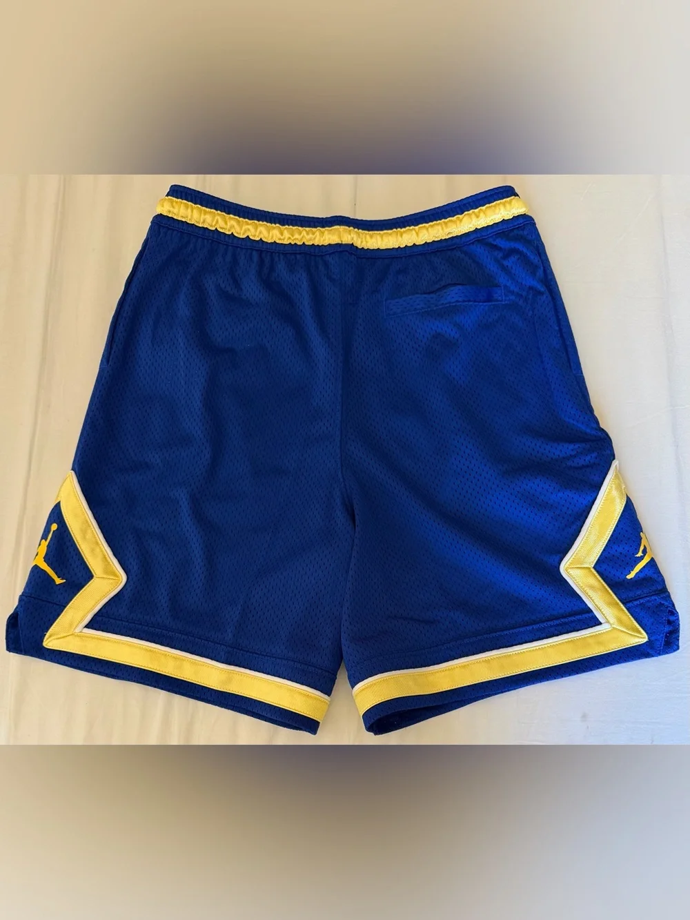 Nike Air Jordan Brazil National Team Mesh Diamond Shorts 95F767-U0K Youth Sz: L